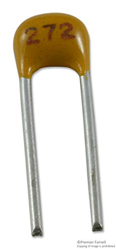 2700pF 100V X7R Ceramic Capacitor - Radial Lead