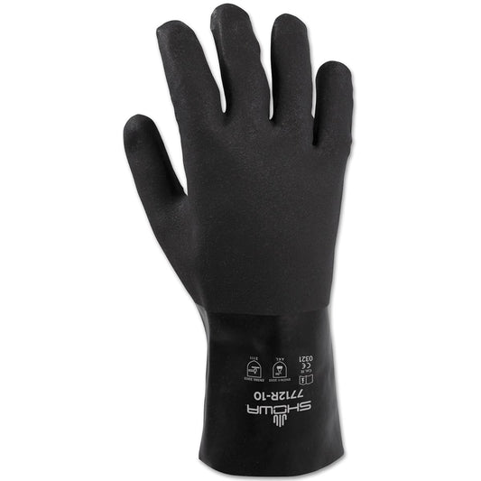 Chemical-Resistant Rough PVC Glove - Large Size