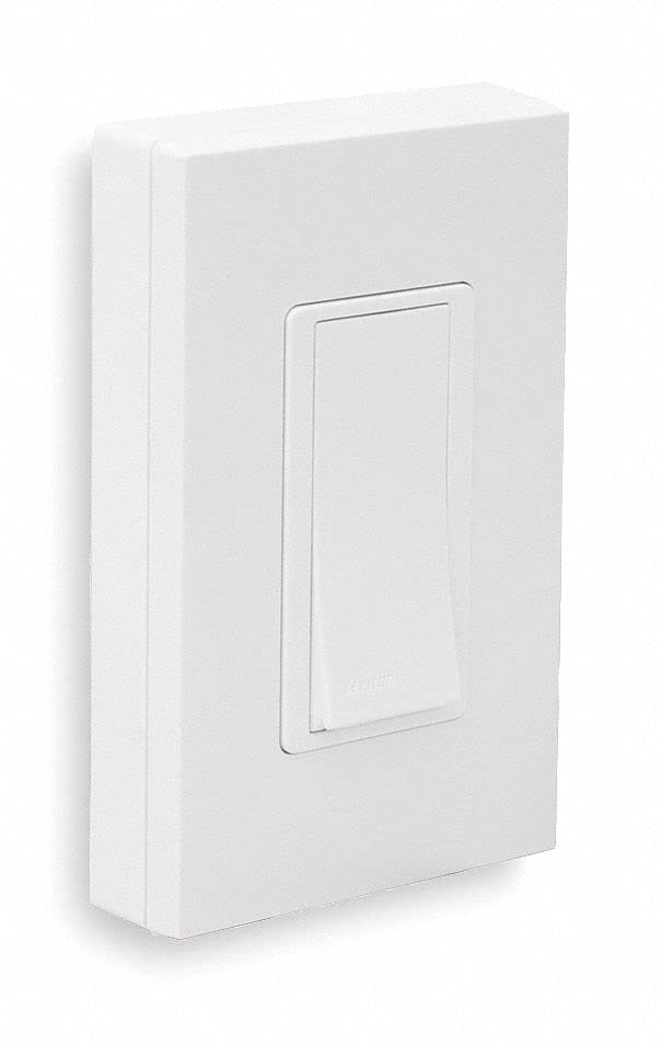 Wireless Wall Switch - 1-Pole Rocker - 120 to 277VAC - Momentary Switch Function