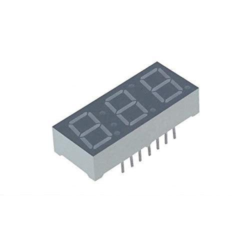 Red LED Display 0.39&quot; 7-Segment Common Anode 16-DIP