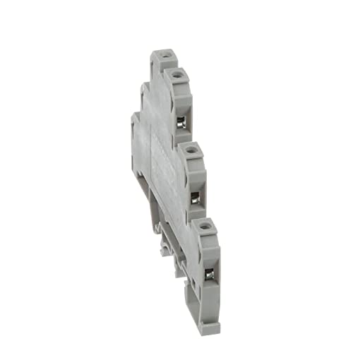 DIN Rail Terminal Block Triple-Level Screw Feed-Through 300V 25A