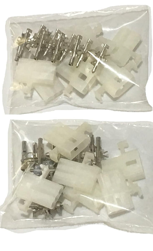 .093 In. Power Connector Kit - 28 pcs, 3 Position Circuit Plug, Receptacle