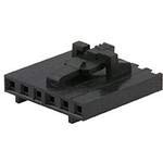 2.54mm Square Cable Connector - Black - 7 Contacts