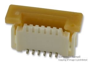 FFC/FPC SMT Connector for Female, 6 Contacts, ZIF Vertical Contact