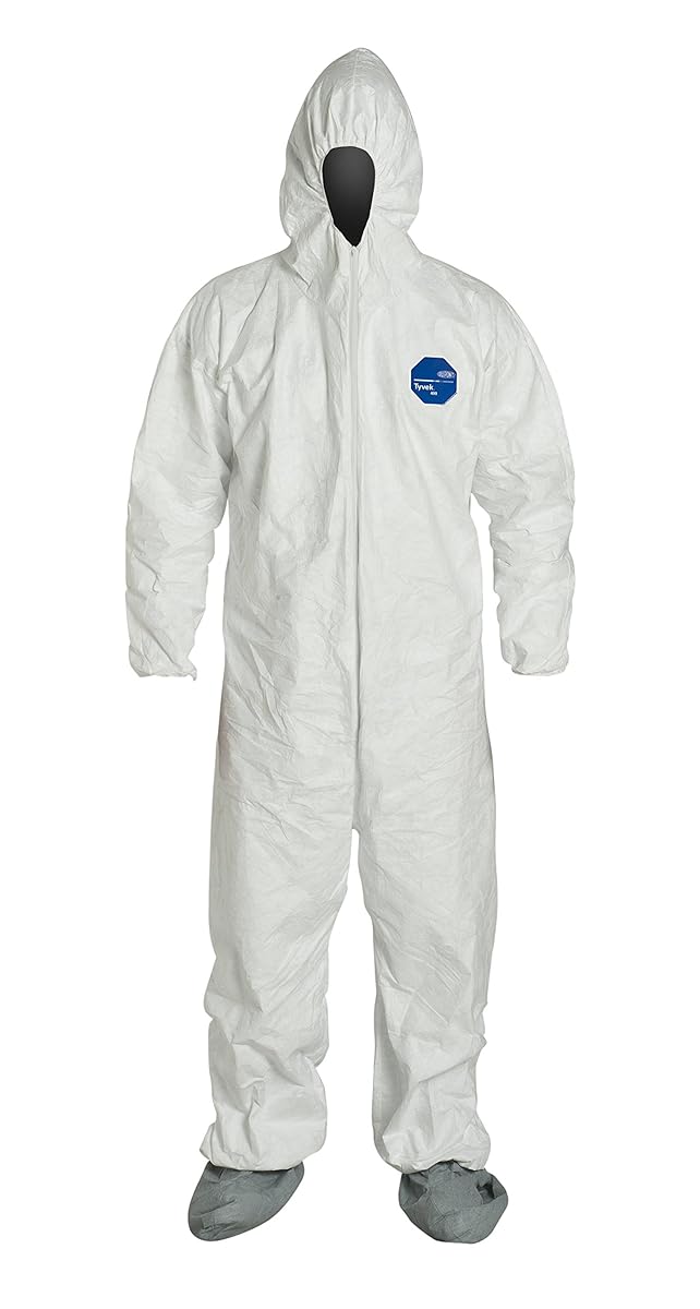 Hooded Disposable Coveralls - Size XL, Pack of 1