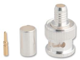 BNC Plug Connector 50 Ohm Crimp, Male Straight