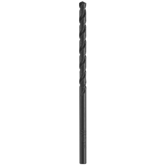 1/8" Jobber Length Drill Bit with 3-Flat Shank and Black Oxide Coating