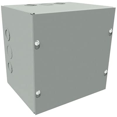 Carbon Steel NEMA 1 Screw Cover Wall-Mount Enclosure