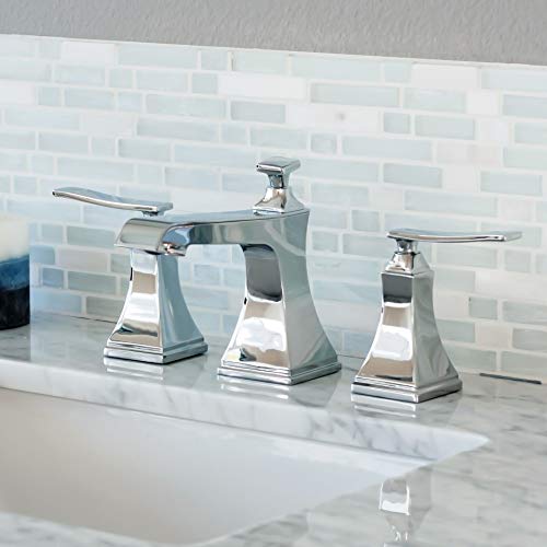 Widespread Manual Bathroom Faucet - Polished Chrome