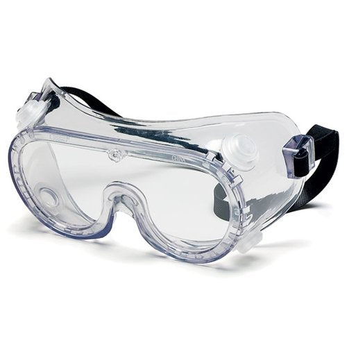 Clear PVC Safety Goggles with Anti-Fog Coating