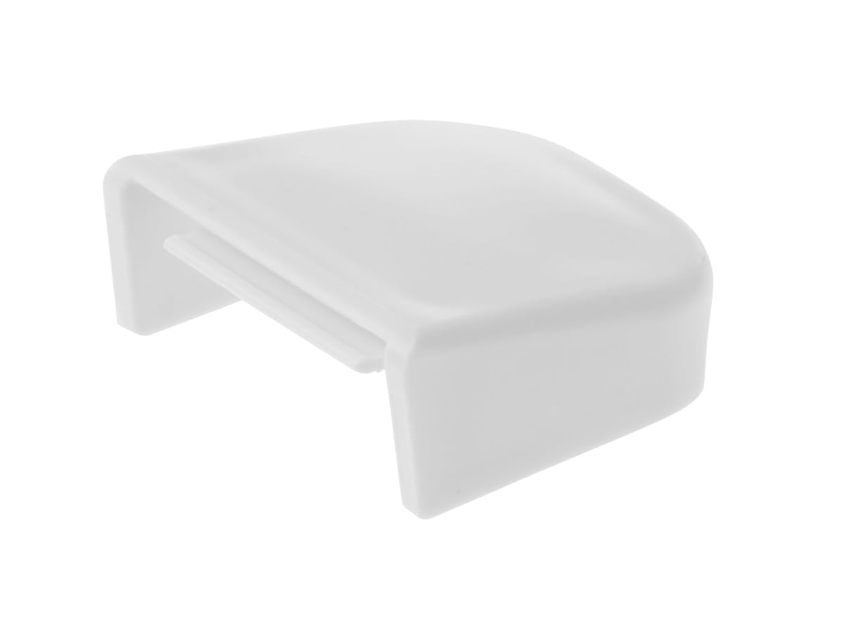 Hinge Base Cover - White Plastic Cover for Residential Use