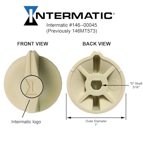 Ivory Replacement Knob for Spring Wound Timers and FD Series Timers