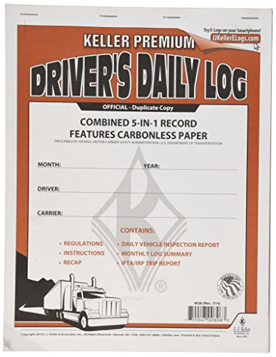 Drivers Daily 5 In 1 Logbook