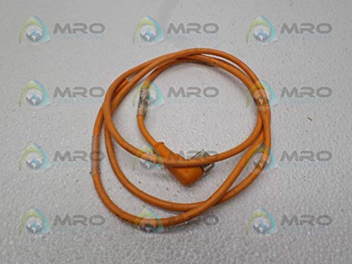 Sensor Connection Lead - M12 Thread, 4-pin Angled Plug, Orange, 5m