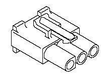 Standard .093" Soft Shell Socket Housing - CSA, UL, TUV Approved