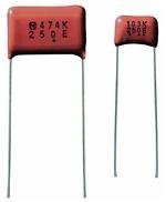 Polyester Metallized Capacitor, 0.001-0.099uF, 630V, General Purpose, Radial, PCB Mount