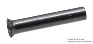 Non-Insulated Bootlace Ferrule - 0.34mm Wire Cross-Section