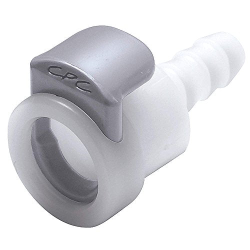 White Acetal Straight Coupler - 3/8 in Tube Inner Diameter