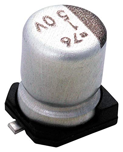 Vertical Surface Mount Type Aluminum Electrolytic Capacitor - 100uF, 25V