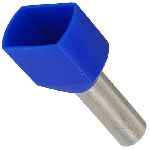 Blue Wire Ferrule Connector DIN Two x 14 AWG