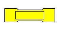 Yellow Insulated Butt Splice - 12-10 AWG - 600V