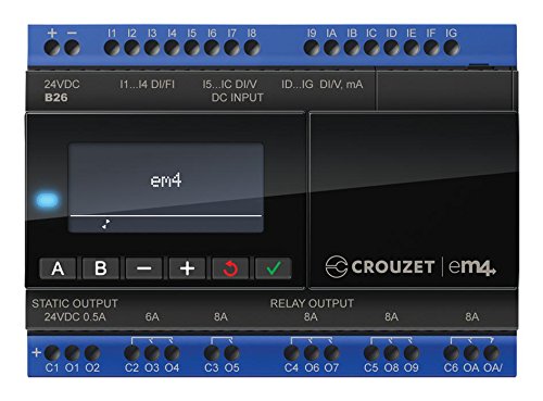 Compact nanoPLC with 16 Inputs and 10 Outputs