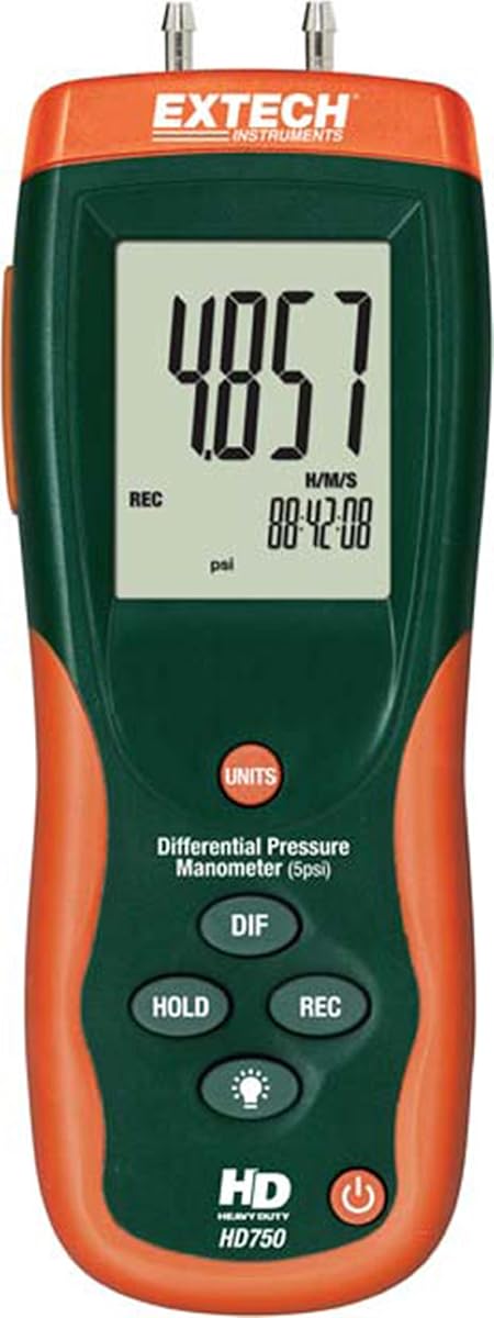 Digital Manometer - Differential and Gauge Pressure Measurement