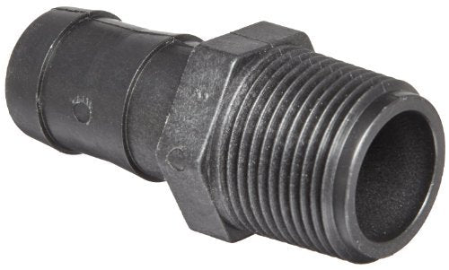 1/2" Male Thread to 3/4" Hose Shank Adapter