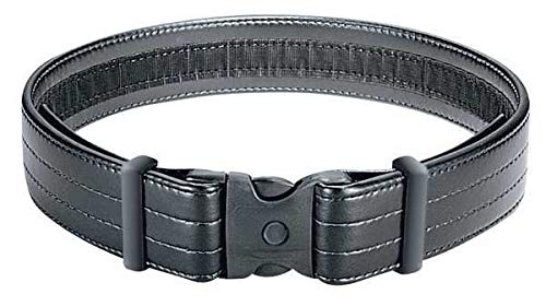 Tough Double Layer Nylon Duty Belt - Black