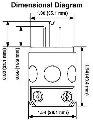 Straight Blade Plug 515PV