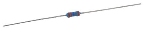 Metal Oxide Film Resistor, 2M Ohm, 2%, 1/4W, Axial Lead