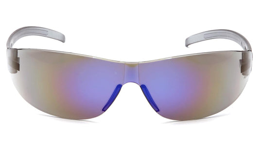 Frameless Blue Mirror Safety Glasses