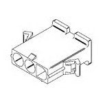 3-Contact Nylon Plug Wire Housing - HCS-125 Series