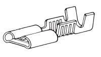 Female Faston Connector | 0.312&quot; Tab Width | Crimp Termination