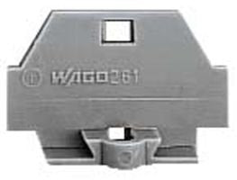 End Plate Connector Accessory - 260 Series - Gray - Polyamide Material