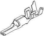 Pin Terminal Connector for Male (Plug) Pin/Contact - Crimp Wire Connection Method - Mating Partner 50039