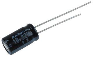 General Purpose Capacitor - 220 ?F, 16V, Bulk PX Series