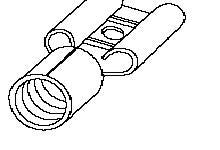 Female Quick Disconnect Terminal - 19016 Series - Wire Gauge 16-14