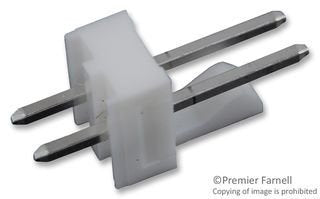 White KK 254 Wire-to-Board PCB Header - Straight, 2.54 mm Pitch, 2 Circuits