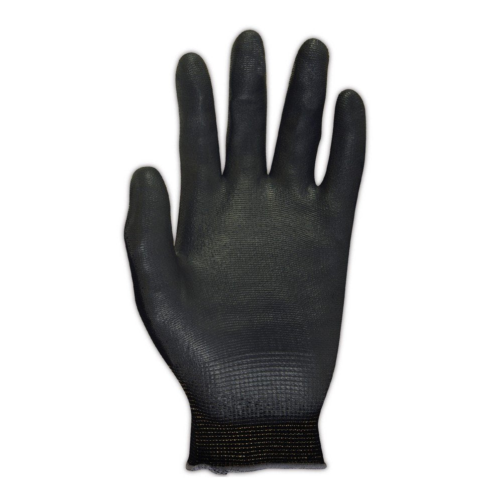 Coated Gloves - 13 Gauge Nylon Knit - Polyurethane Palm Coating