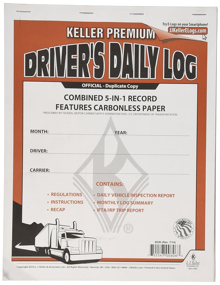 Drivers Daily 5 In 1 Logbook