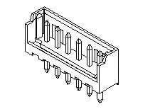 Square PCB Connector for Micro-Latch Series