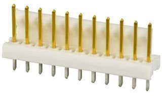 Pin Strip Vertical Header, 2 Contacts, 3.96 mm Pitch