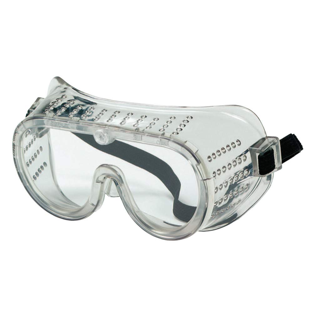 Clear PVC Safety Goggles with Anti-Fog Coating