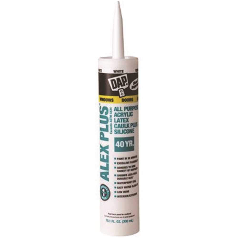 Siliconized Latex Caulk - White, 10.1 oz