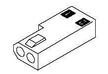 Socket Housing for Wire-to-Wire Power Connectors