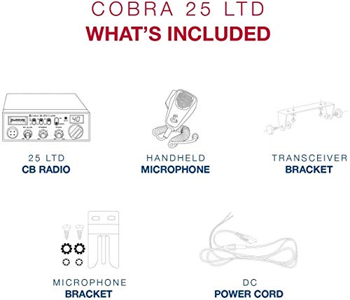 CB Radio with 40 Channels and 4W Power Output