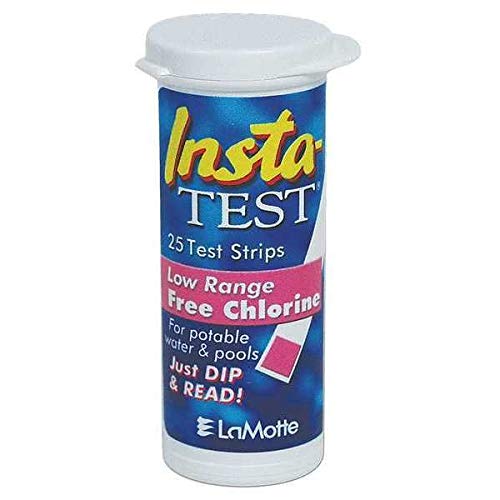 Free Chlorine Drinking Water Test Strip - 25 Tests