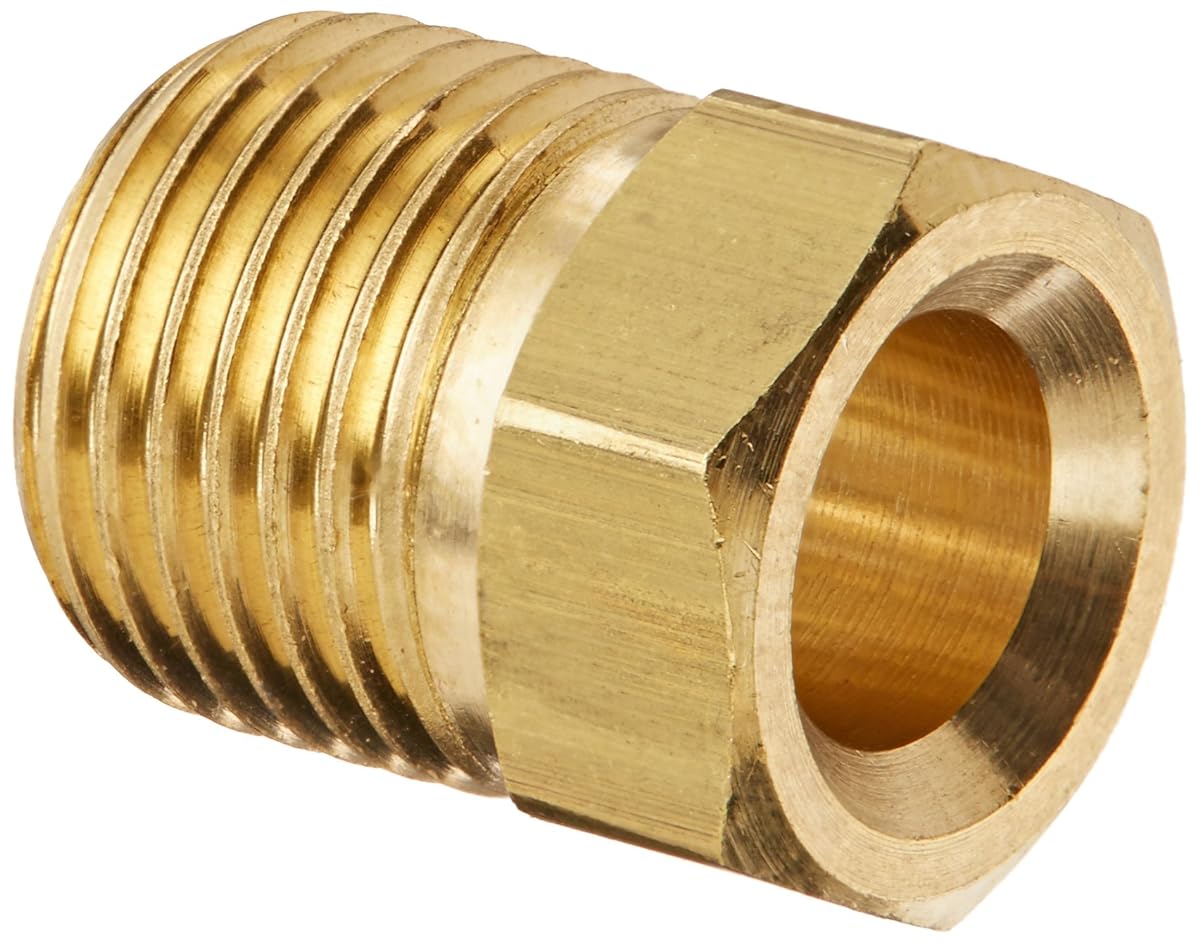 Brass Straight Threaded Connector - 7/16-24 Thread Size - 100X Series
