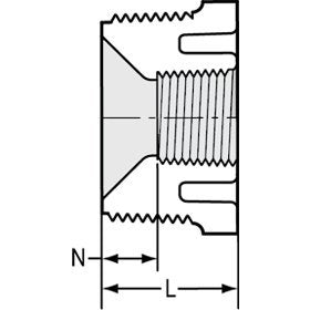 3/4 X 1/2 PVC40 Bushing